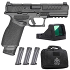 Springfield Armory Echelon 4.5F Full Size 9mm Luger 4.5 Inch Barrel Adaptive Grip Texture OSP Pistol Viridian RFX11 Green Dot Optic Installed Range Bag 3x17 & 1x20 Round Extended Magazines Gear Pac